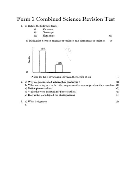 Science Test Paper Form 2 的图像结果