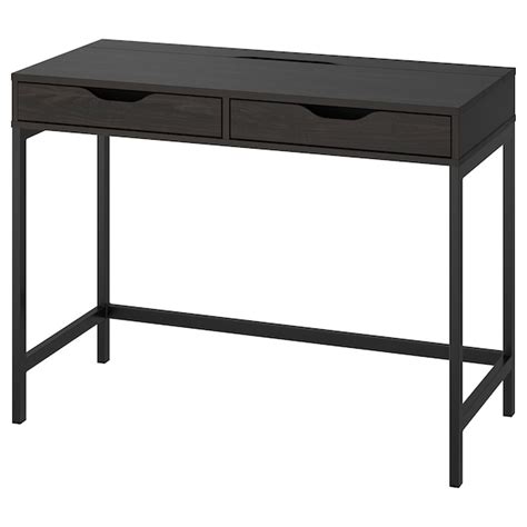 ALEX desk, black-brown, 100x48 cm (393/8x187/8") - IKEA