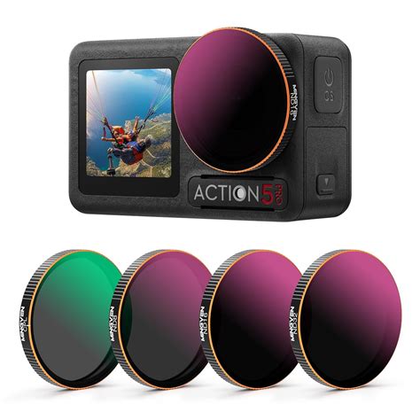 Buy MINGVEN Action 5 Pro ND Filter Set, CPL + ND Filters Set for DJI ...