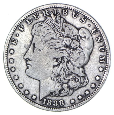 Philadelphia Minted - Over 100 Years Old - 1888 Morgan Silver Dollar ...