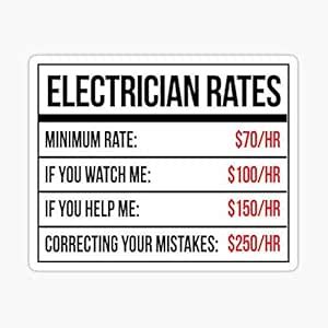 3 pcs Electrician Hard Hat Stickers, for Hard Hat, Window, Car ...