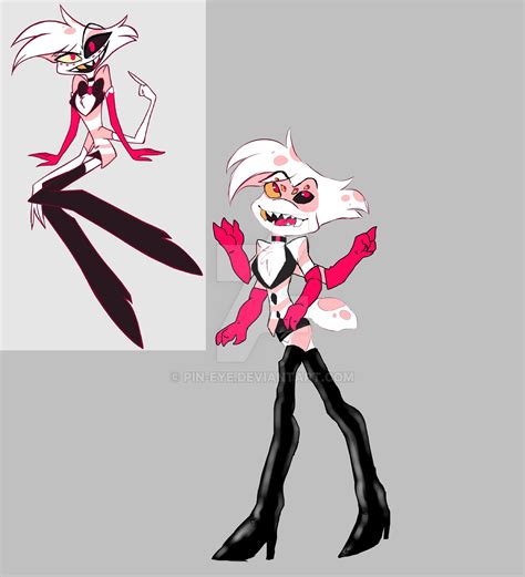 Angel Dust Vivziepop Artangel Dust Hazbin Hotel Redesign Fan Art