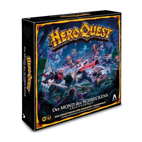 HeroQuest - Avalon Hill Der Mond des Schreckens Abenteuerpack Deutsche ...