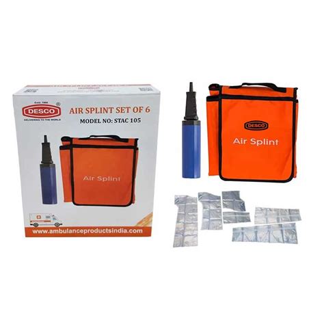 Buy DESCO Air Splint Set of 6 for Arm, Leg, Hand & Foot Online at Low ...