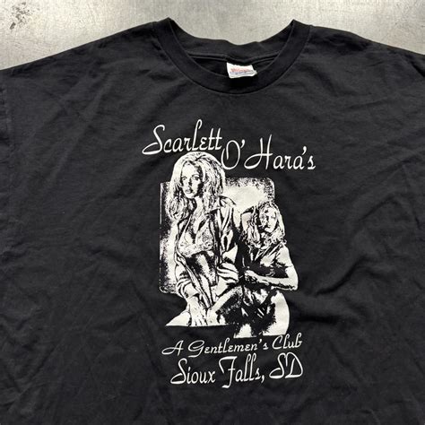 Vintage Scarlett O’Haras Gentlemen’s Club Tee Item... | Depop