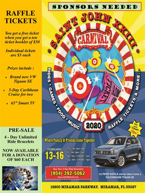 Saint John XXIII Carnival 2020 - Miramar, FL | FL Carnivals