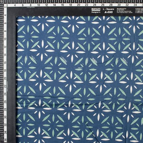 Discharge Organic Cotton Hand Block Printed Fabric – Dmaasa