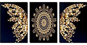 SAF paintings Set Of 3 Traditional Art MDF Self Installation Digital ...