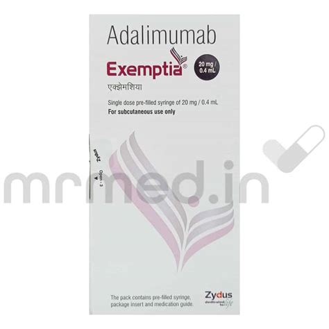 Buy Exemptia 40mg Injection Online: Uses, Price, and Side Effects | MrMed