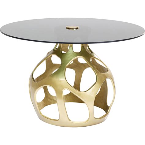 Table Volcano Gold Ø120cm - KARE USA