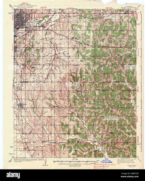 Map of moore oklahoma hi-res stock photography and images - Alamy