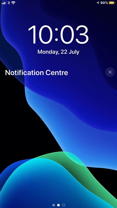 Image result for iOS Notification Centre