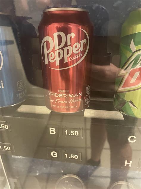 Hotel I’m staying at has Dr. Pepper advertising Spider-Man: Far from ...
