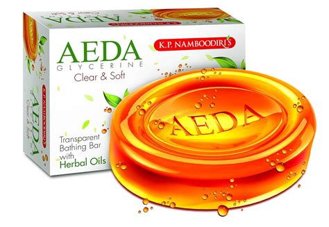 K.P. NAMBOODIRI's AEDA AEDA Glycerine Soap - Clear & Soft Pack Of 4 ...