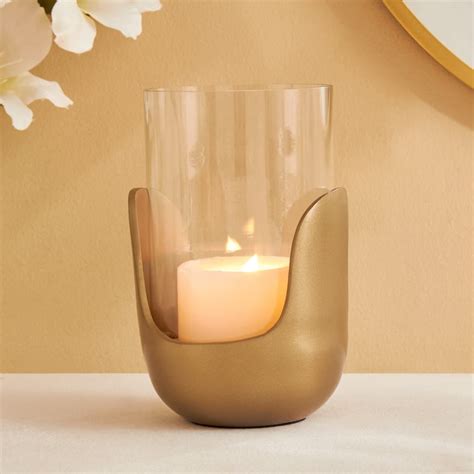 Buy Canova Althera Metal Candle Holder - Small from Home Centre at just ...