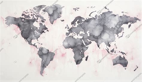 Black and White World Map Paint 的图像结果