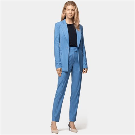 Womens Light Blue Suit Jacket at Billy Newby blog
