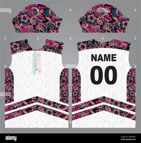 T-shirt and Jersey Design for Sublimation Print Stock Vector Image ...