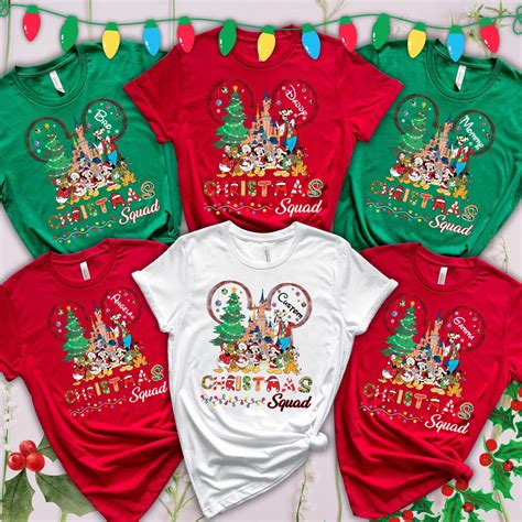 Disney christmas shirts family – Artofit