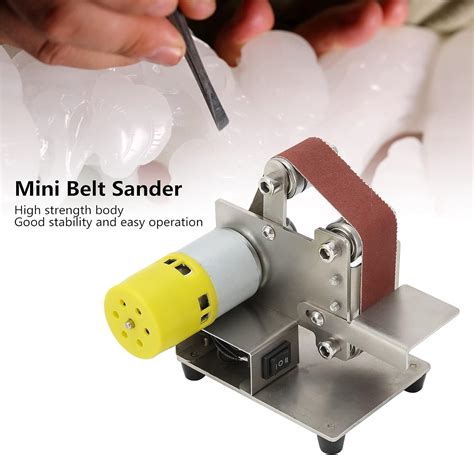 Buy Electric Mini Belt Sander Grinder Bench Sanding Machine DIY ...
