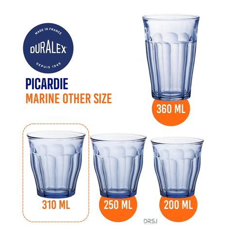 Duralex Picardie Marine Tumbler 310 ML Pack of 6 – Home Asia Store