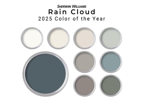 Sherwin williams 2025 color of the year rain cloud paint palette whole house paint palette – Artofit
