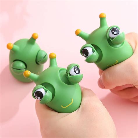 Buy Eye Popping Stress Relief Caterpillar Toy/Grass Worm Toy/Squeeze ...