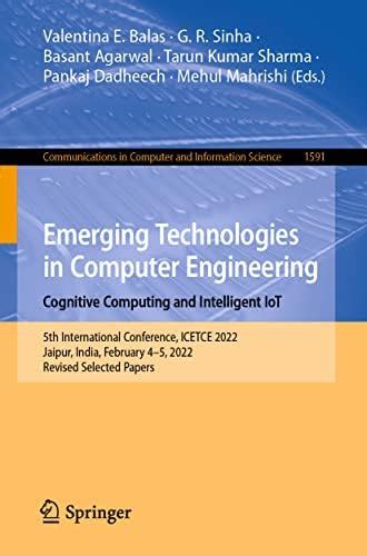 Emerging Technologies in Computer Engineering - Cognitive Computing and ...