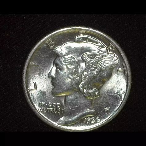 1936 Mercury Dime AU58 - Miller's Mint