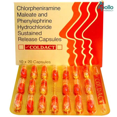 New Coldact Capsule | Uses, Side Effects, Price | Apollo Pharmacy