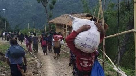 Over 200 Myanmarese refugees sheltering in Mizoram after recent ...