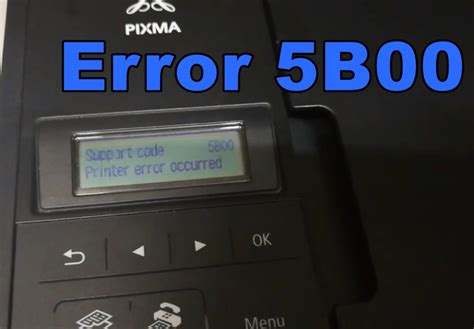 Canon Printer Error Code 5B00 的图像结果