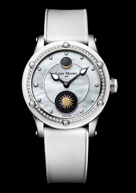 Louis Moinet SKYDANCE: Sun & Moon Ladies Watch with Meteorite Dial ...
