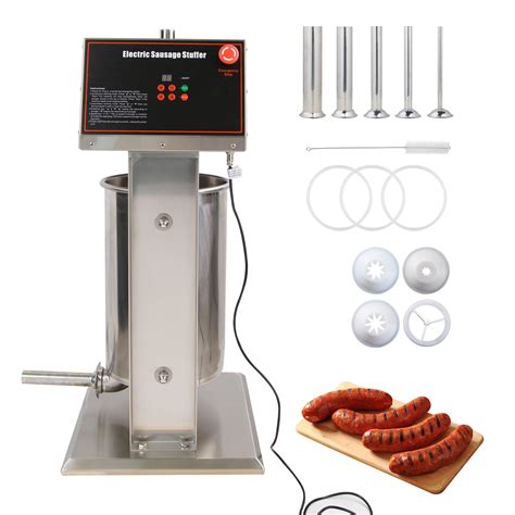 Hakka 25L/55lb Electric Sausage Stuffer 2 Speed Meat Maker Filler ...