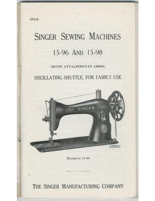 Image result for Singer Sewing Machine Operating Manuals Free