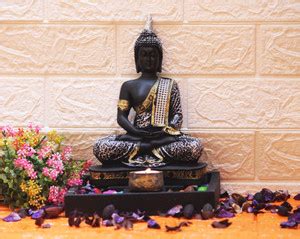Flipkart SmartBuy Peaceful Buddha Idol Showpiece Statue Center Piece ...