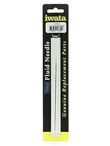 Iwata Airbrush Parts needle for use with airbrush HP-B, HP-SB,Silver,0. ...