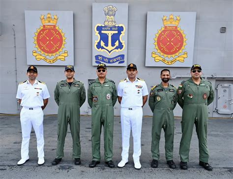 Air Marshal Surat Singh Evaluates Operational Readiness of INS Vikrant