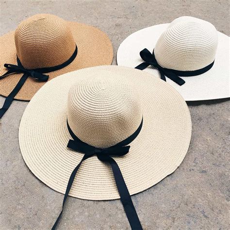 Wide Brim Straw Hat - Nowstalgia