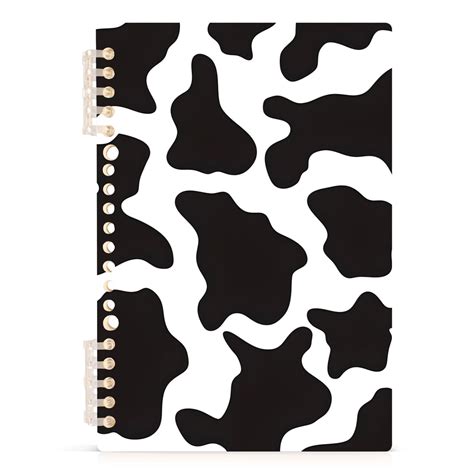 joogoo Spiral Journal Notebook Cow Print College Ruled Notebooks 8.3" x ...