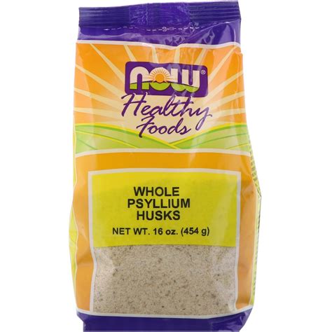 Now Foods, Whole Psyllium Husks, 16 oz (454 g) - iHerb.com
