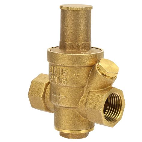 Set of 2 Pressure regulator DN15 Thread DN15 1/2"Adjustable water ...