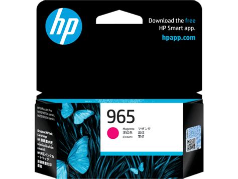 HP 965 Magenta Original Ink Cartridge - (3JA78AA) - Shop HP.com India