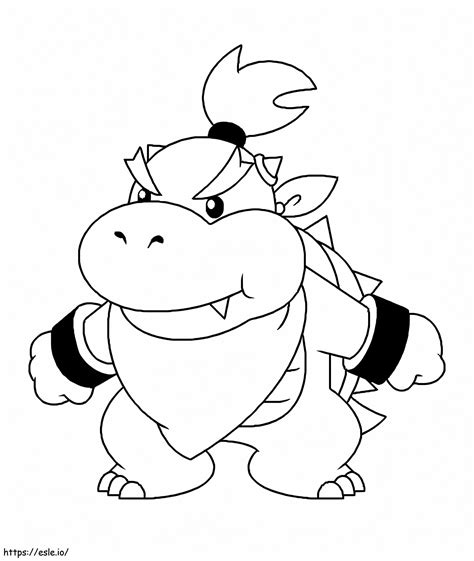 Bowser Junior Coloring Pages