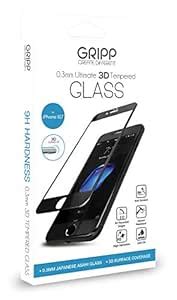 GRIPP® 0.3 MM Ultimate 3D Tampered Glass for iPhone 8|7|6 with Anti ...