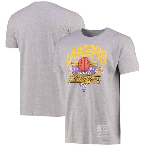 Mens Los Angeles Lakers 1987 Champions Lakers T-Shirt By Mitchell ...