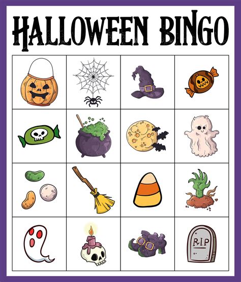 Preschool Halloween Bingo Cards - 15 Free PDF Printables | Printablee