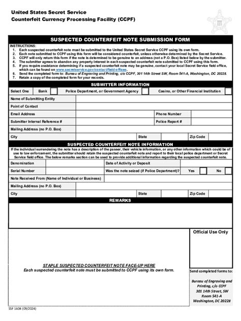 Image result for Counterfeit Money Report Form