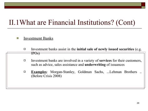 Financial market and institutions | PPT