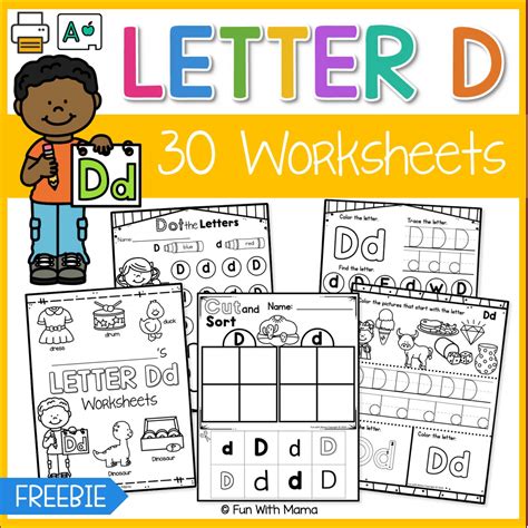 Letter D Worksheet